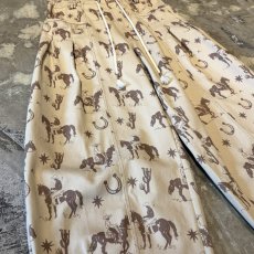 画像5: ALL OVER COWBOY GRAPHIC PATTERN BALLOON PANTS / ~W36 (5)