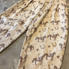画像6: ALL OVER COWBOY GRAPHIC PATTERN BALLOON PANTS / ~W36 (6)