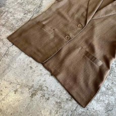 画像4: SIDE SLITT FRONT POCKET DESIGN OVER TAYLOR JACKET / Ladies M(14) / MADE IN USA (4)