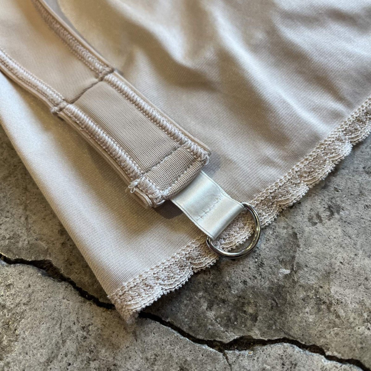 画像3: 【Wiz&Witch】"UNITED" VTG LACE MIX WRAP SKIRT / FREE (3)