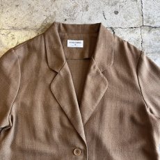 画像8: SIDE SLITT FRONT POCKET DESIGN OVER TAYLOR JACKET / Ladies M(14) / MADE IN USA (8)