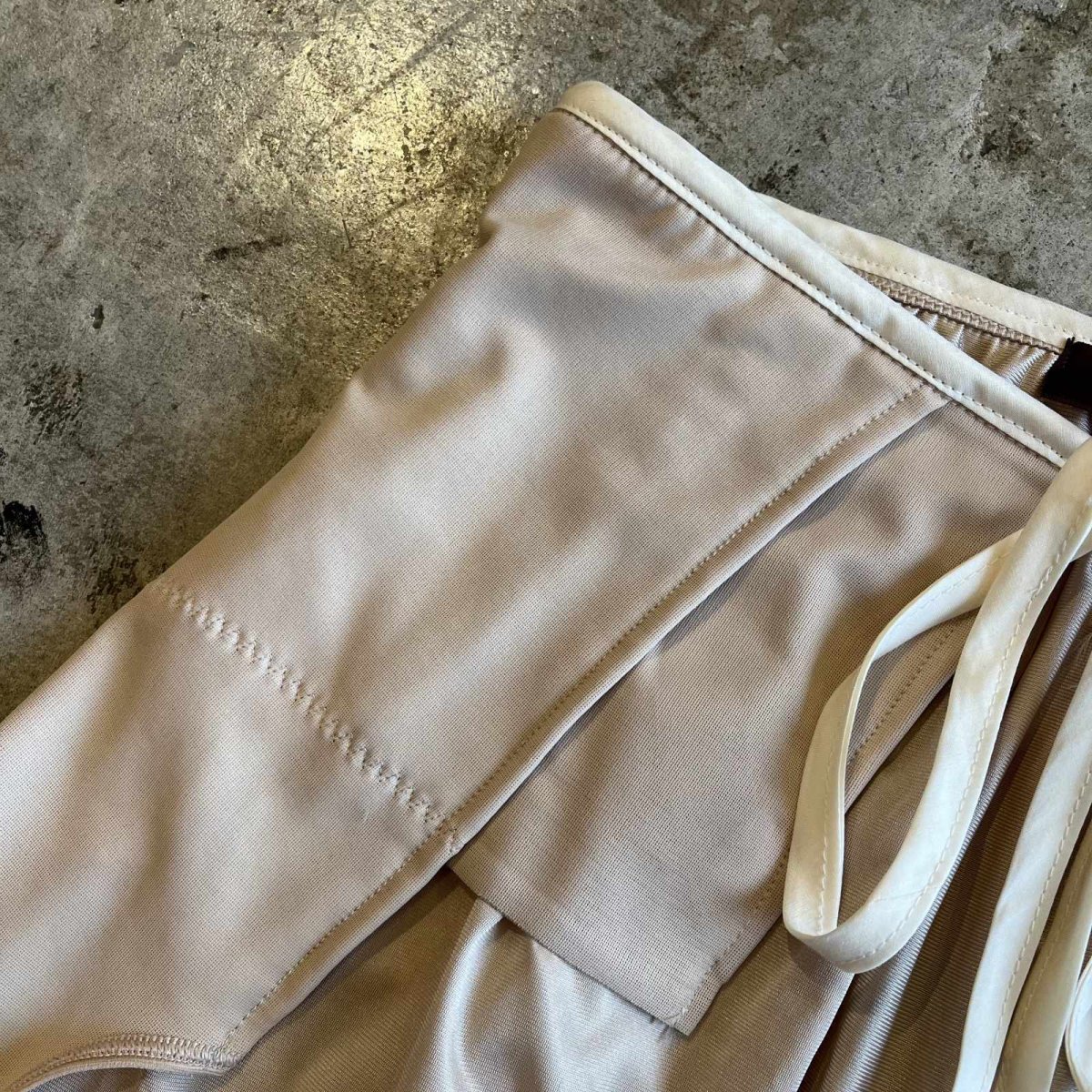 画像6: 【Wiz&Witch】"UNITED" VTG LACE MIX WRAP SKIRT / FREE (6)