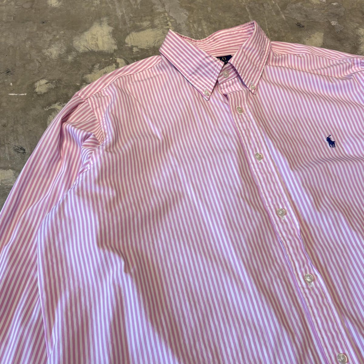 画像3: 【POLO RALPH LAUREN】BICOLOR STRIPE PATTERN L/S SHIRT / Mens XXL (3)