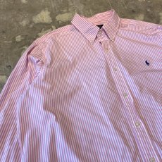 画像3: 【POLO RALPH LAUREN】BICOLOR STRIPE PATTERN L/S SHIRT / Mens XXL (3)