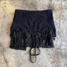 画像2: 【Wiz&Witch】"UNITED" VTG LACE MIX WRAP SKIRT / FREE (2)