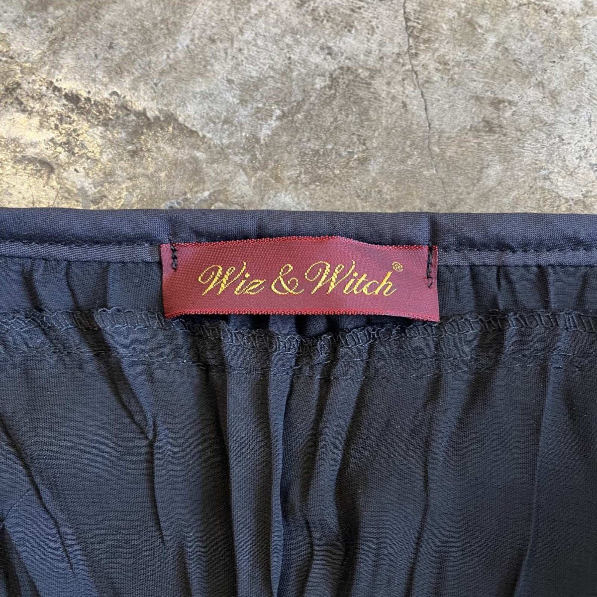 画像11: 【Wiz&Witch】"UNITED" VTG LACE MIX WRAP SKIRT / FREE (11)