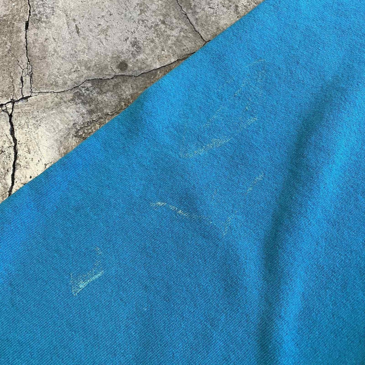 画像13: 80's BI COLOR DESIGN RAGLAN SEEVE L/S SWEAT / Ladies L / MADE IN USA (13)