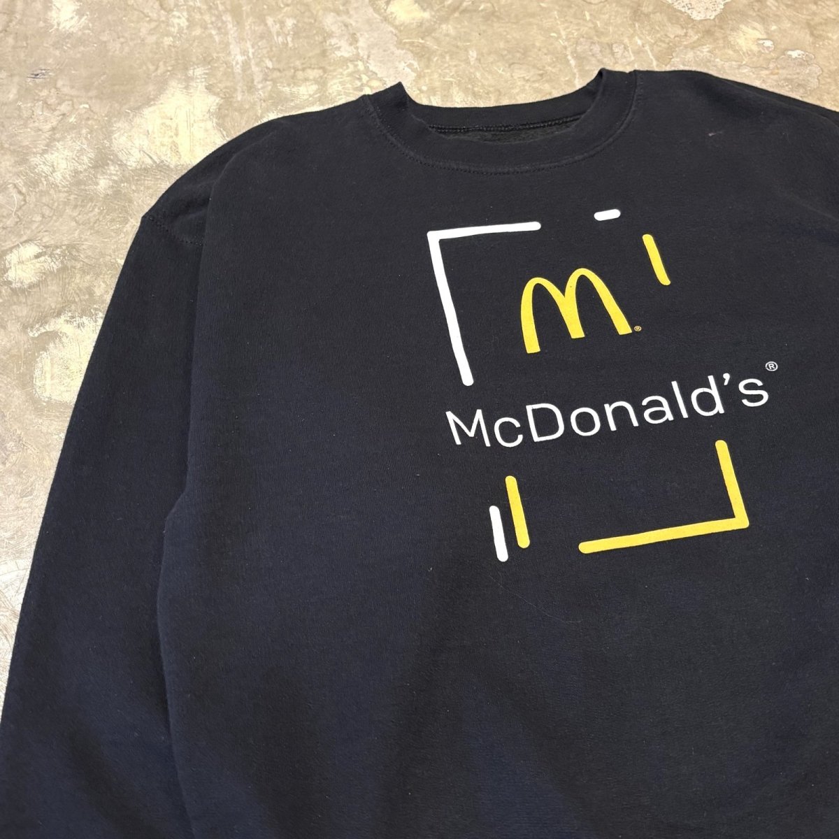 画像3: FRONT "MCDONALD'S" LOGO PRINTED SWEAT / Mens M(L) (3)