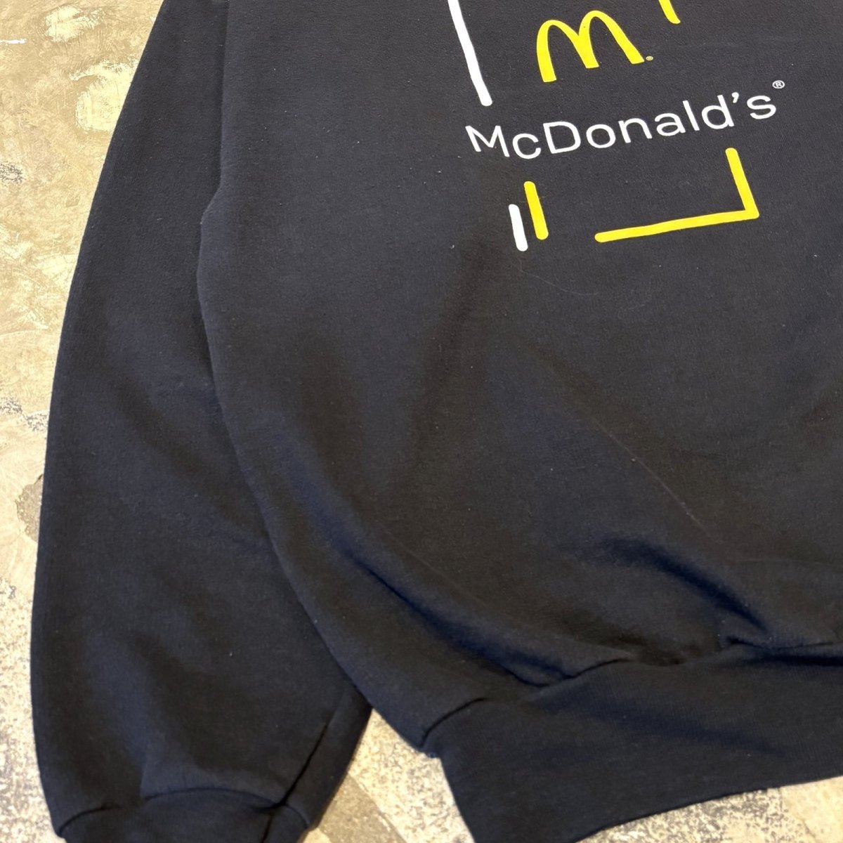 画像5: FRONT "MCDONALD'S" LOGO PRINTED SWEAT / Mens M(L) (5)