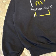 画像5: FRONT "MCDONALD'S" LOGO PRINTED SWEAT / Mens M(L) (5)