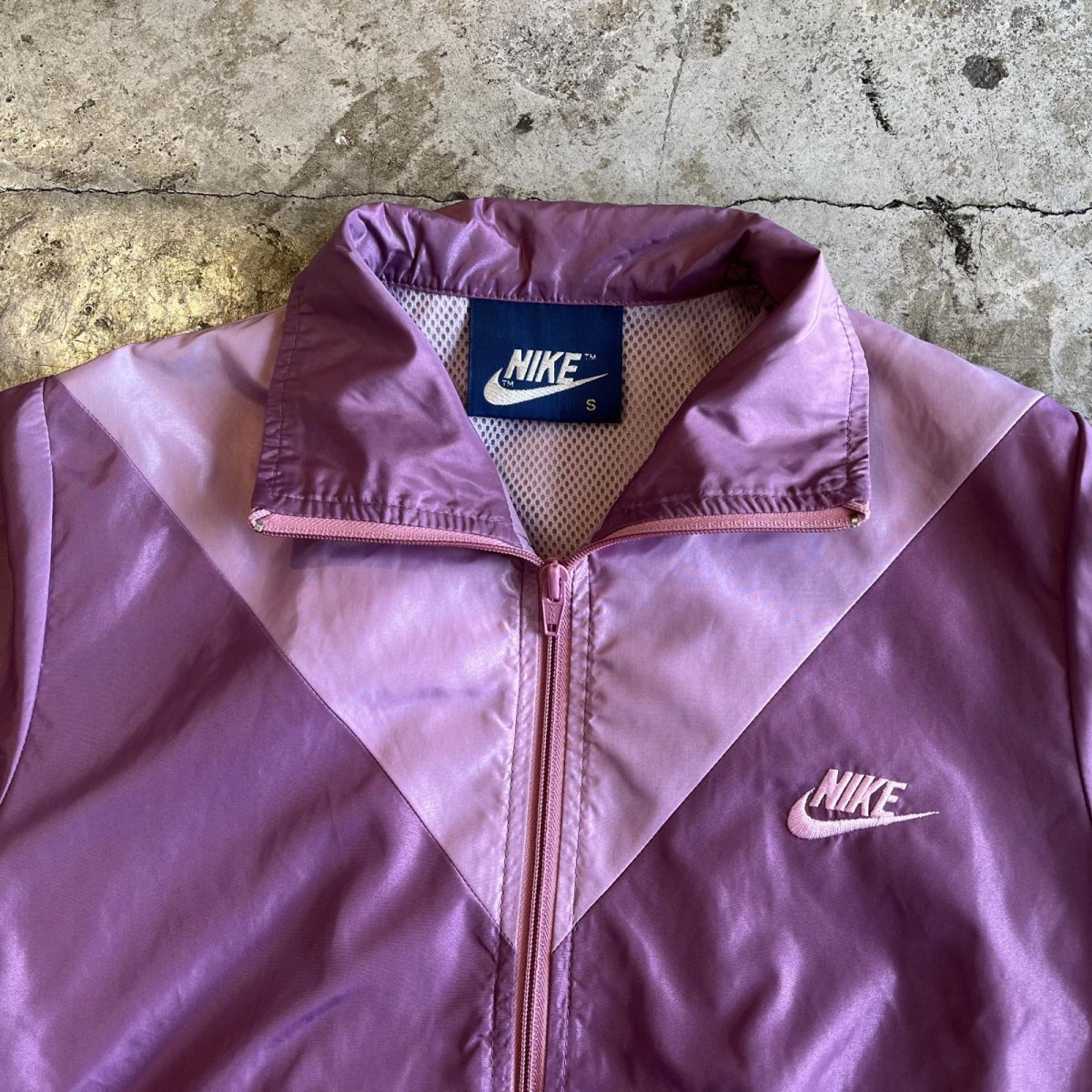 画像10: 【NIKE】BI COLOR DESIGN NYLON ZIP UP JACKET / Ladies S  (10)