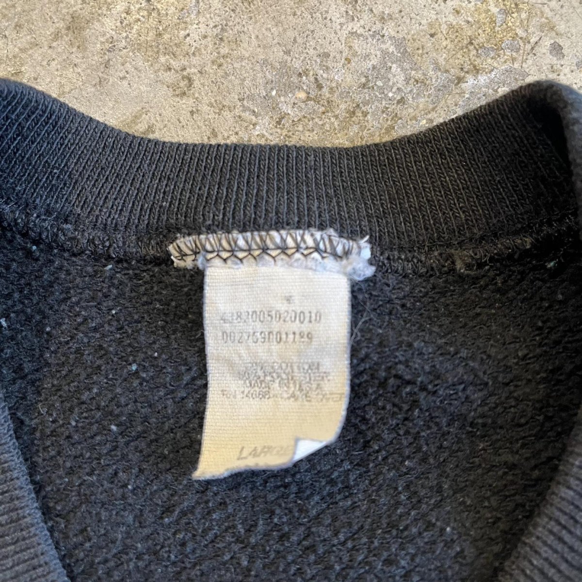 画像15: 80's BI COLOR DESIGN RAGLAN SEEVE L/S SWEAT / Ladies L / MADE IN USA (15)