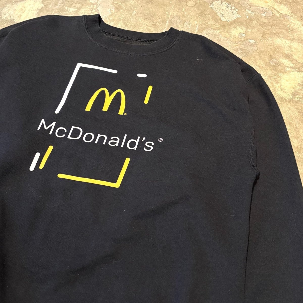 画像4: FRONT "MCDONALD'S" LOGO PRINTED SWEAT / Mens M(L) (4)
