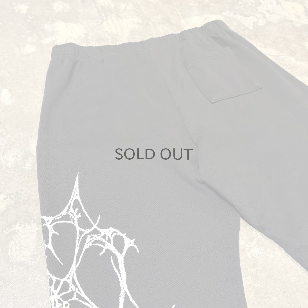画像9: SIDE GRAPHIC PATTERN FADE SWEAT PANTS / FREE (9)