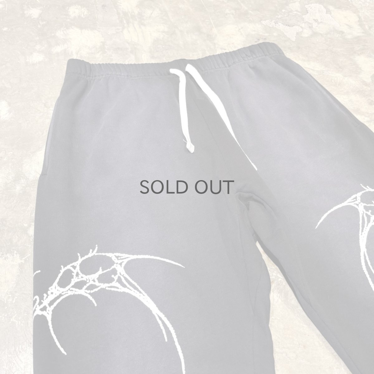 画像3: SIDE GRAPHIC PATTERN FADE SWEAT PANTS / FREE (3)