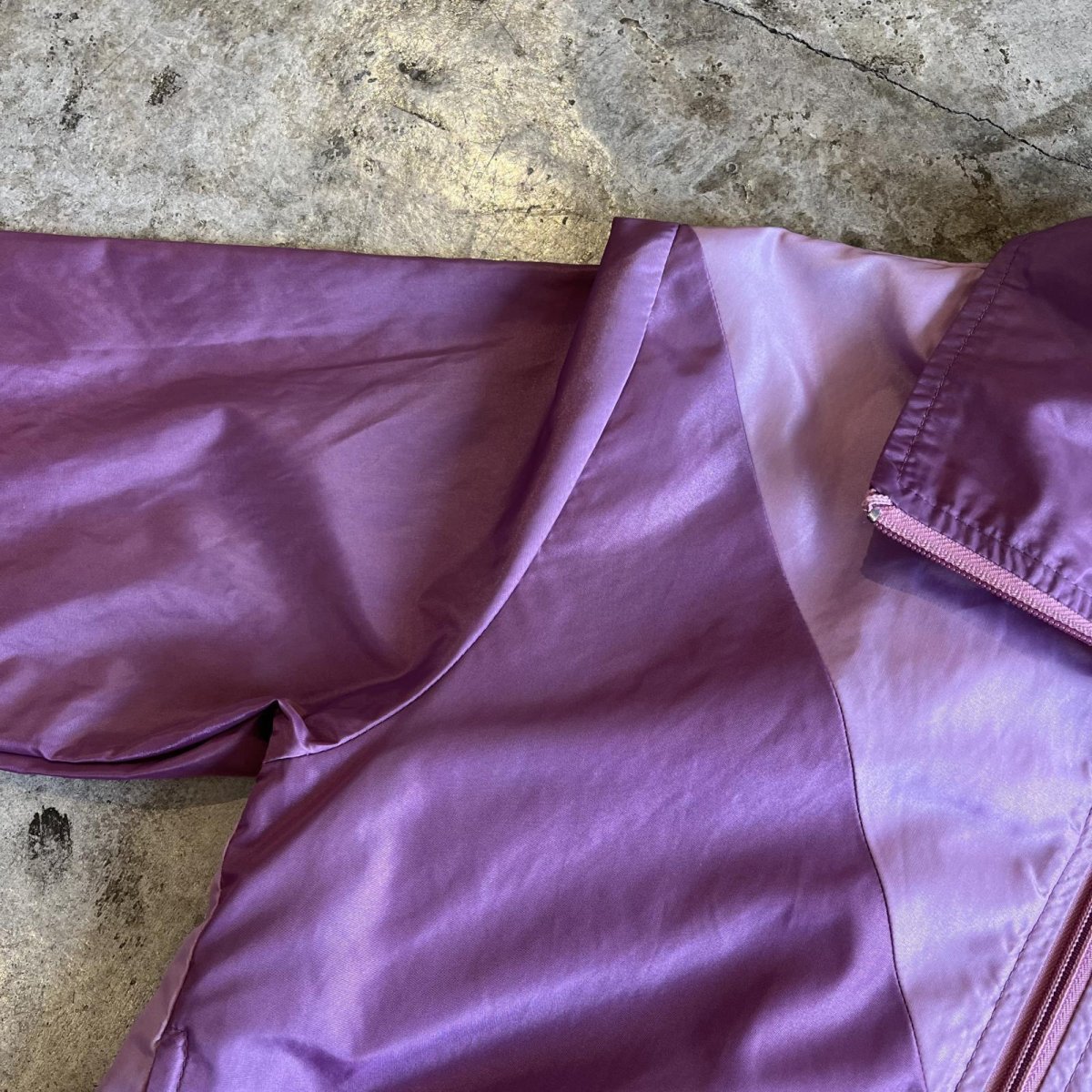 画像9: 【NIKE】BI COLOR DESIGN NYLON ZIP UP JACKET / Ladies S  (9)