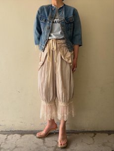 画像12: LACE DESIGN DRAWERS PANTS / FREE~W35 (12)
