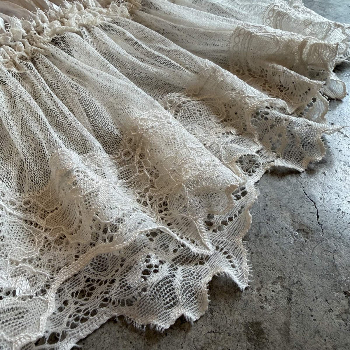 画像10: LACE DESIGN DRAWERS PANTS / FREE~W35 (10)