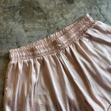 画像3: BEIGE PINK COLOR LUSTER SLEEPING SHORT PANTS / W27~W40  (3)