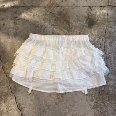 画像2: 【Wiz&Witch】"UNITED" VINTAGE LACE MIX WRAP SKIRT / FREE (2)