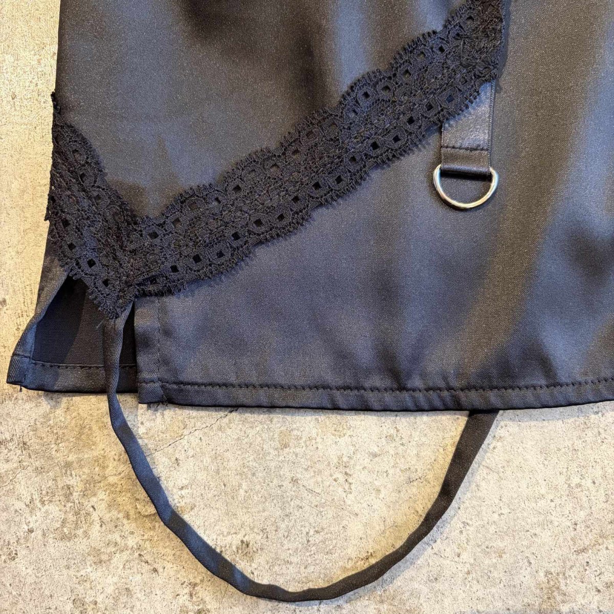 画像5: 【Wiz&Witch】"UNITED" VINTAGE LINGERIE WRAP SKIRT / FREE (5)