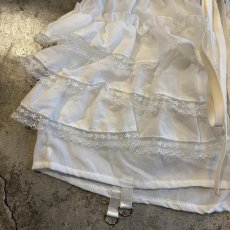 画像4: 【Wiz&Witch】"UNITED" VINTAGE LACE MIX WRAP SKIRT / FREE (4)