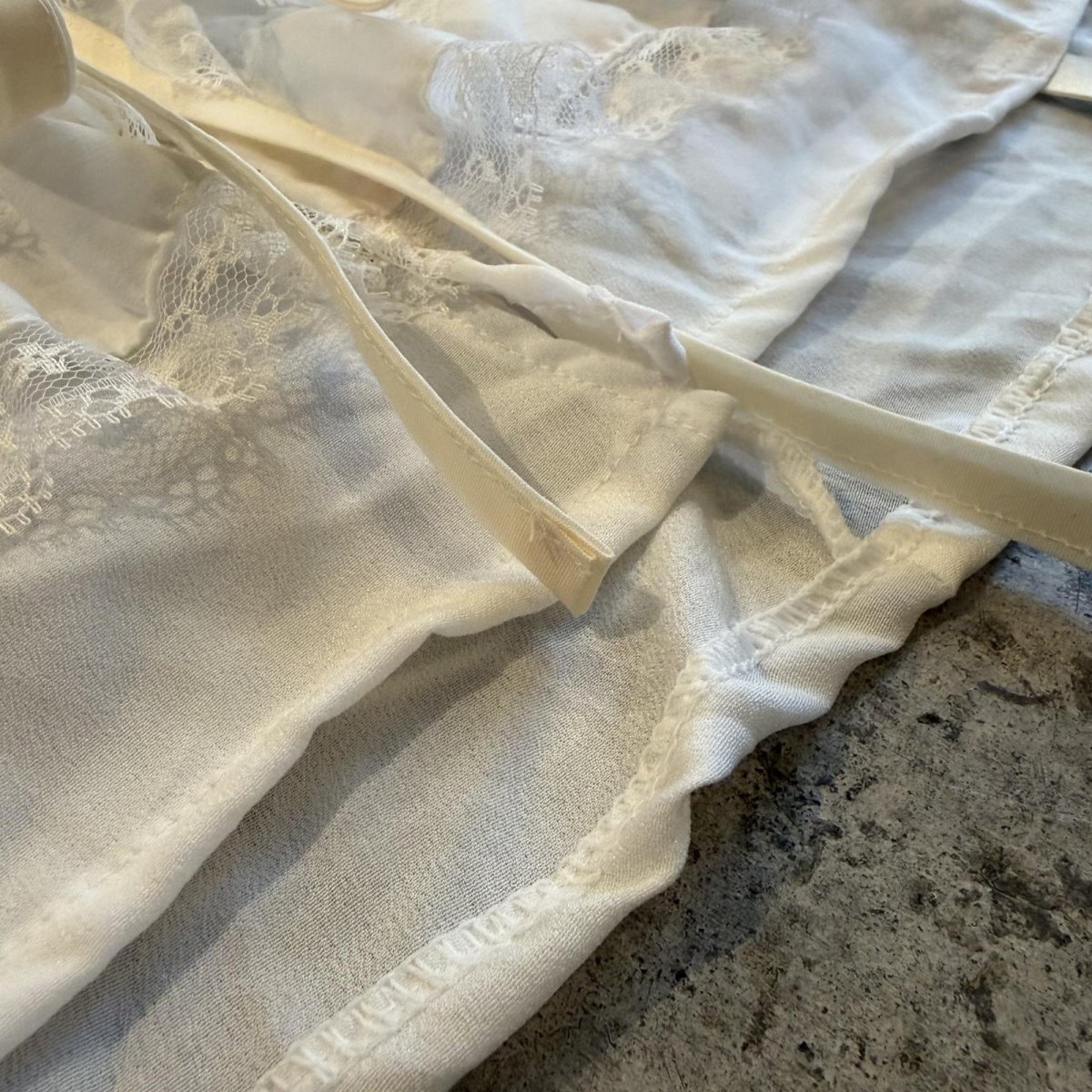 画像11: 【Wiz&Witch】"UNITED" VINTAGE LACE MIX WRAP SKIRT / FREE (11)