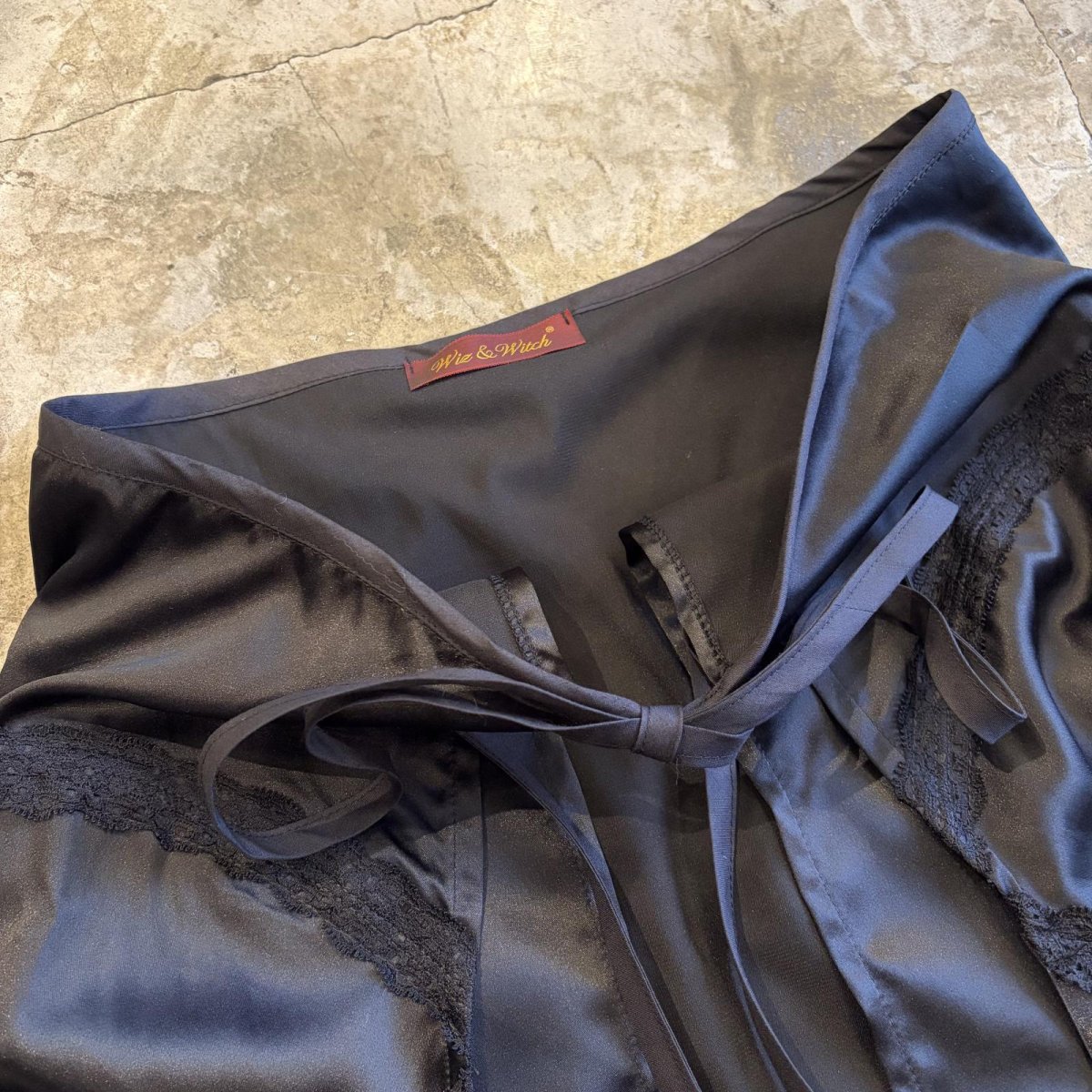画像7: 【Wiz&Witch】"UNITED" VINTAGE LINGERIE WRAP SKIRT / FREE (7)