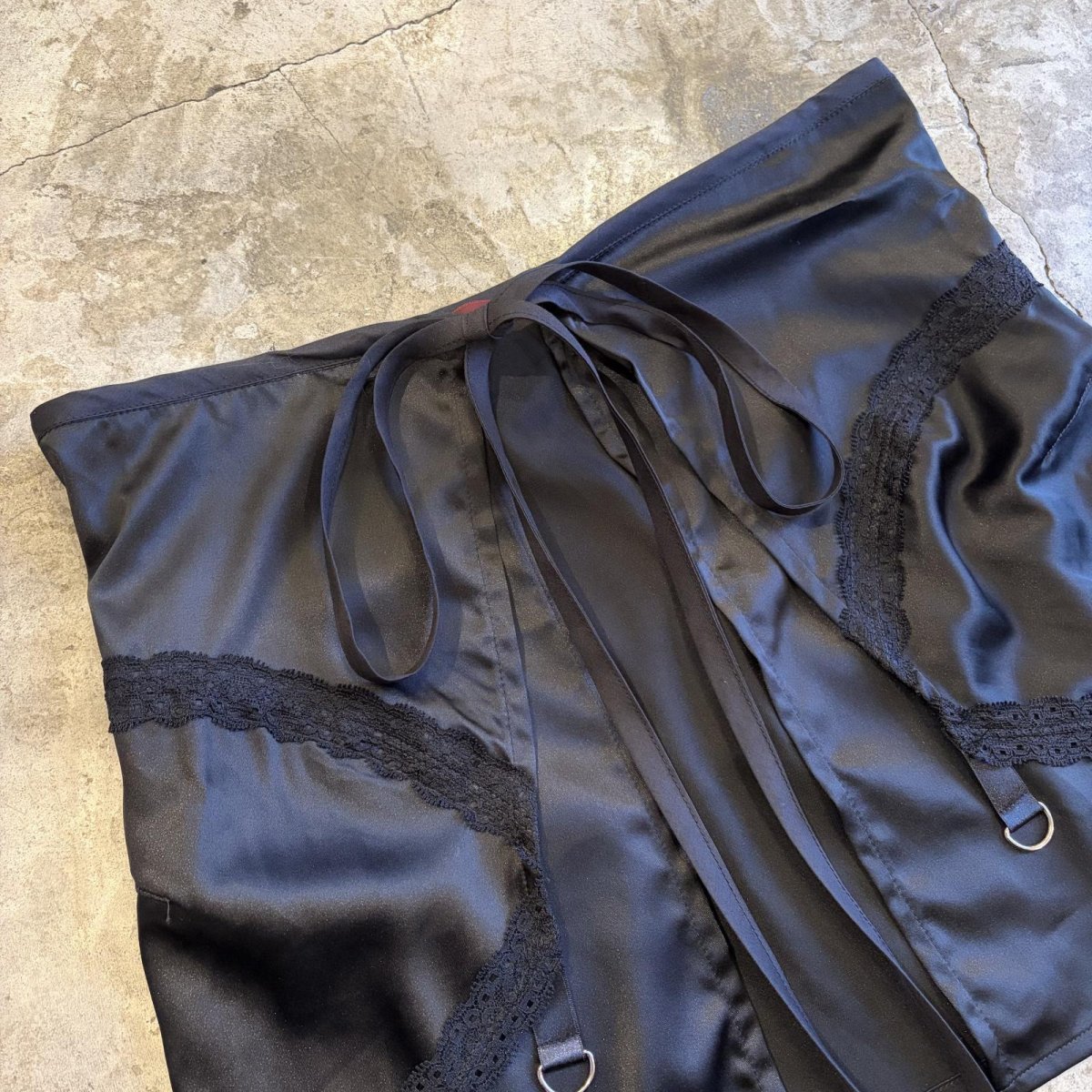 画像3: 【Wiz&Witch】"UNITED" VINTAGE LINGERIE WRAP SKIRT / FREE (3)