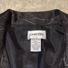 画像10: LAME MIX BOTANICAL GRAPHIC PATTERN JACKET / Mens M (10)