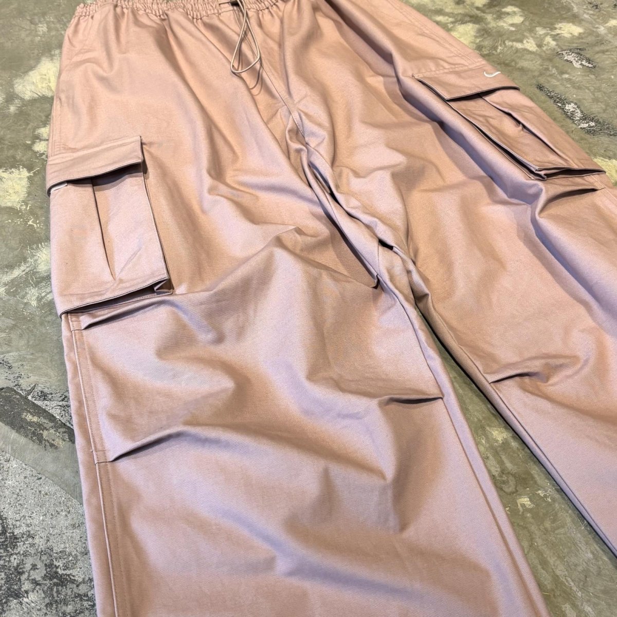 画像5: 【NIKE】PINK COLOR WIDE SILHOUETTE CARGO PANTS / FREE (5)