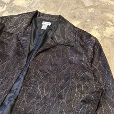 画像4: LAME MIX BOTANICAL GRAPHIC PATTERN JACKET / Mens M (4)