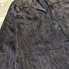 画像5: LAME MIX BOTANICAL GRAPHIC PATTERN JACKET / Mens M (5)