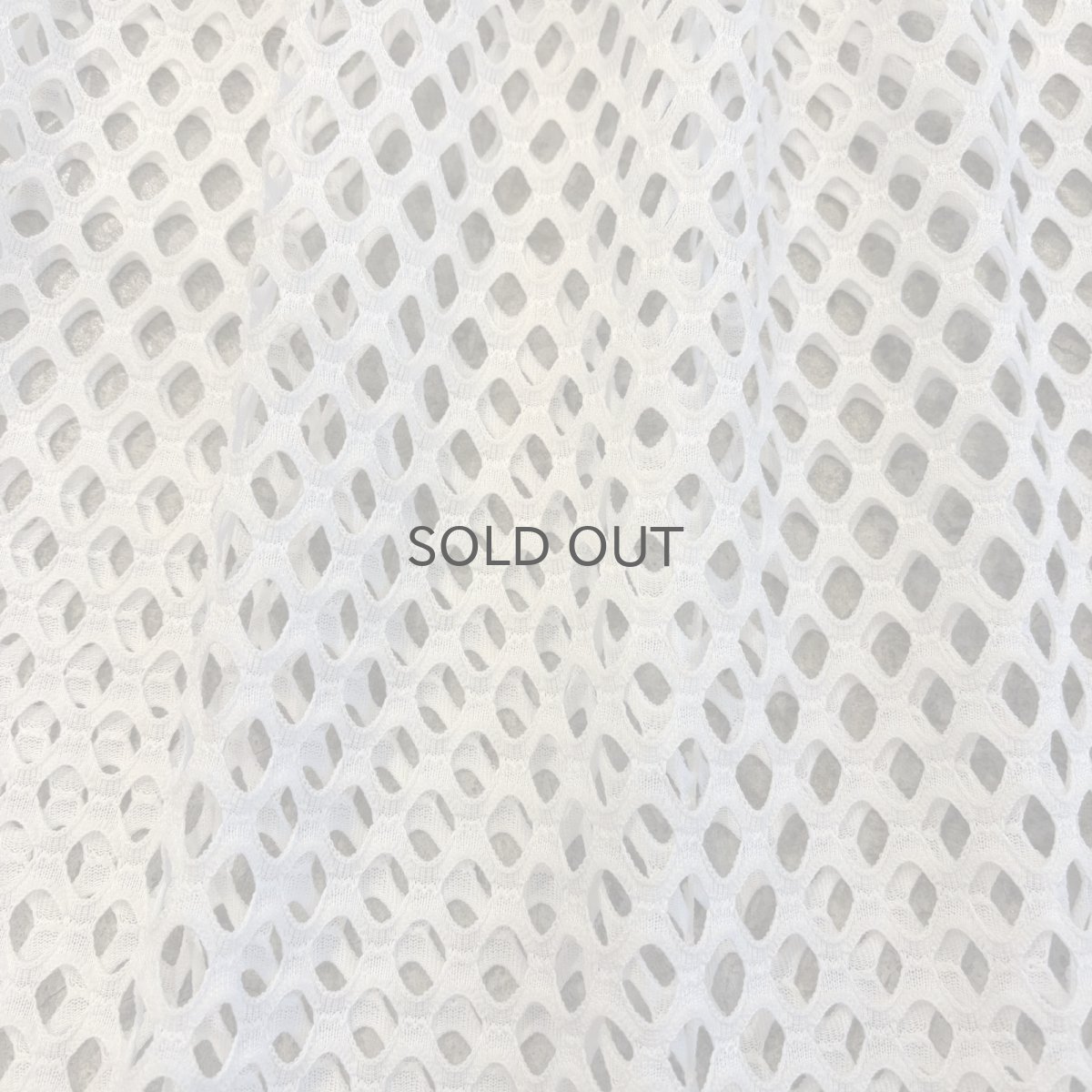 画像7: WHITE COLOR MESH DESIGN ASYMMETRY FRINGE SKIRT / W24~W31 (7)