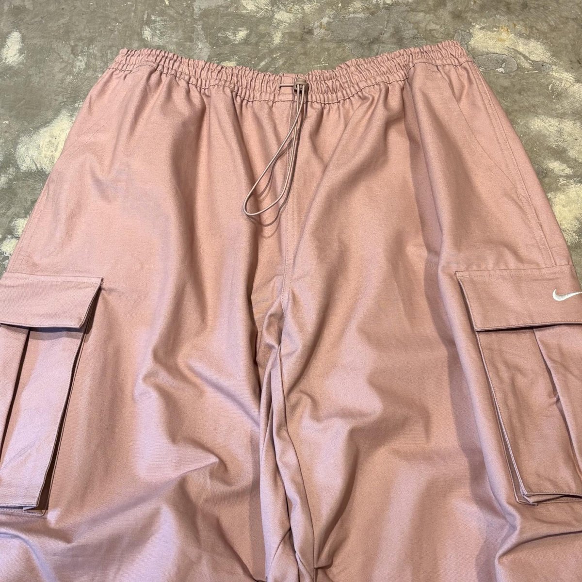 画像11: 【NIKE】PINK COLOR WIDE SILHOUETTE CARGO PANTS / FREE (11)