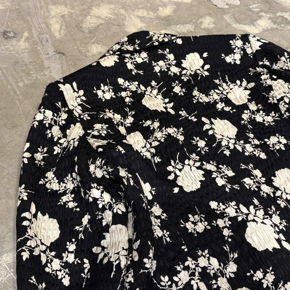 画像9: ALL OVER FLORAL GRAPHIC PATTERN TAILORED JACKET / Mens M (9)