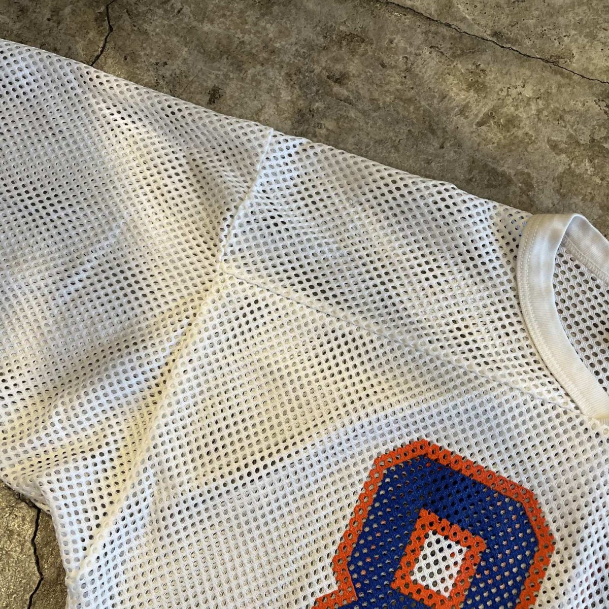 画像9: BOTH SIDES COLOR NUMBERING PRINTED MESH S/S TOPS / Ladies M(L)  (9)