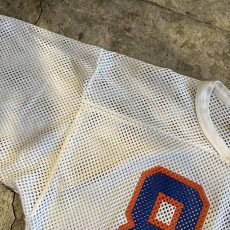 画像9: BOTH SIDES COLOR NUMBERING PRINTED MESH S/S TOPS / Ladies M(L)  (9)