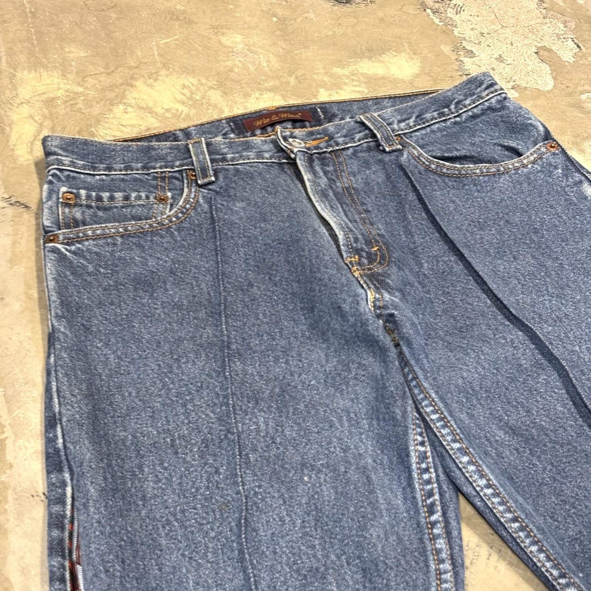 画像3: 【Wiz&Witch】"UNITED" SIDE TIE LINE DENIM PANTS / W31 (3)