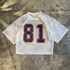 画像2: BOTH SIDES COLOR NUMBERING PRINTED MESH S/S TOPS / Ladies M(L)  (2)