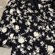 画像5: ALL OVER FLORAL GRAPHIC PATTERN TAILORED JACKET / Mens M (5)