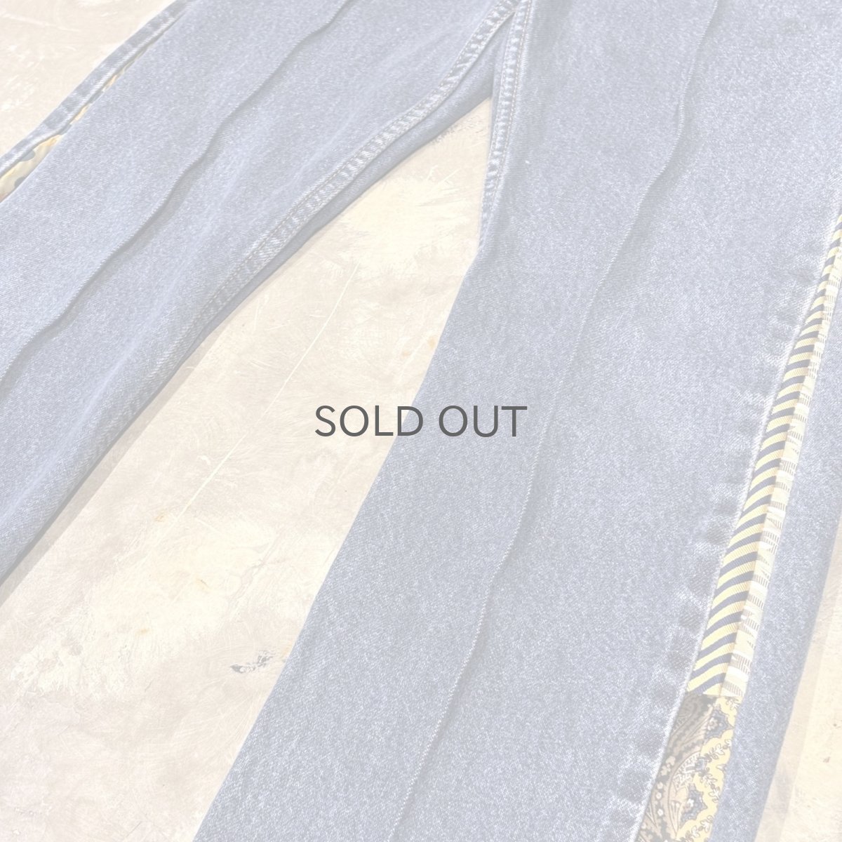 画像6: 【Wiz&Witch】"UNITED" SIDE TIE LINE DENIM PANTS / W31 (6)