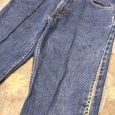 画像4: 【Wiz&Witch】"UNITED" SIDE TIE LINE DENIM PANTS / W31 (4)