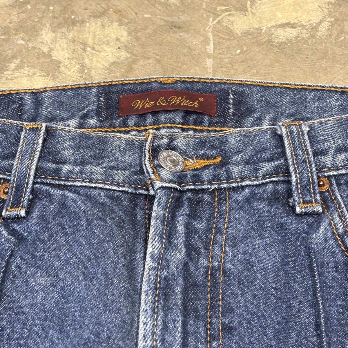 画像10: 【Wiz&Witch】"UNITED" SIDE TIE LINE DENIM PANTS / W31 (10)