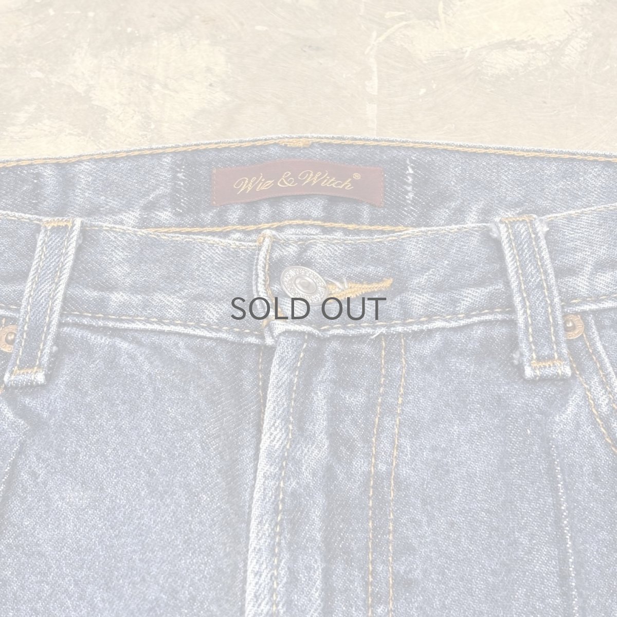 画像10: 【Wiz&Witch】"UNITED" SIDE TIE LINE DENIM PANTS / W31 (10)