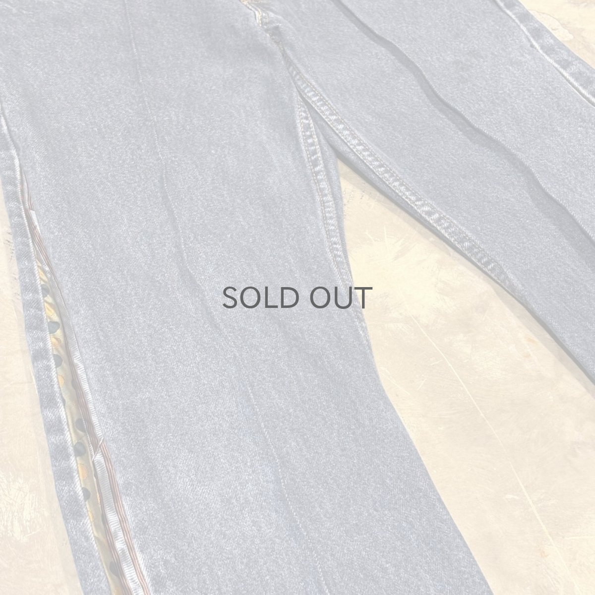画像5: 【Wiz&Witch】"UNITED" SIDE TIE LINE DENIM PANTS / W31 (5)