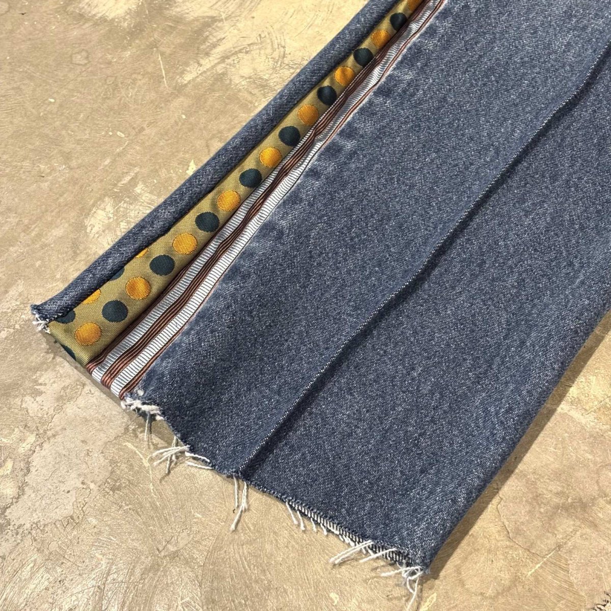 画像8: 【Wiz&Witch】"UNITED" SIDE TIE LINE DENIM PANTS / W31 (8)