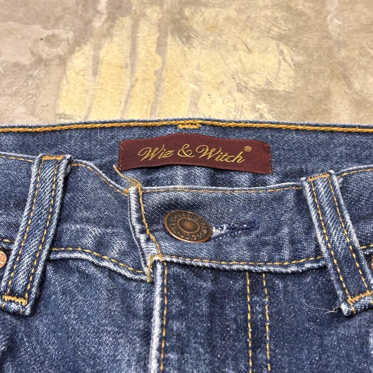 画像10: 【Wiz&Witch】"UNITED" SIDE TIE LINE DENIM PANTS / W31 (10)