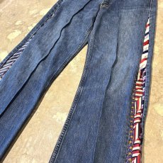 画像6: 【Wiz&Witch】"UNITED" SIDE TIE LINE DENIM PANTS / W31 (6)