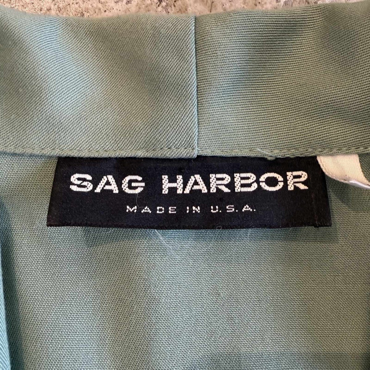 画像10: LIGHT GREEN COLOR DESIGN TAILORED JACKET / Ladies L /MADE IN USA (10)